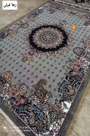 فرش رها 440 شانه نگین کسری کاشان